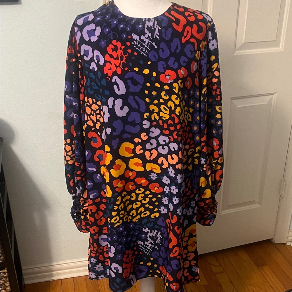 Mud Pie Multicolor Animal Print Dress
